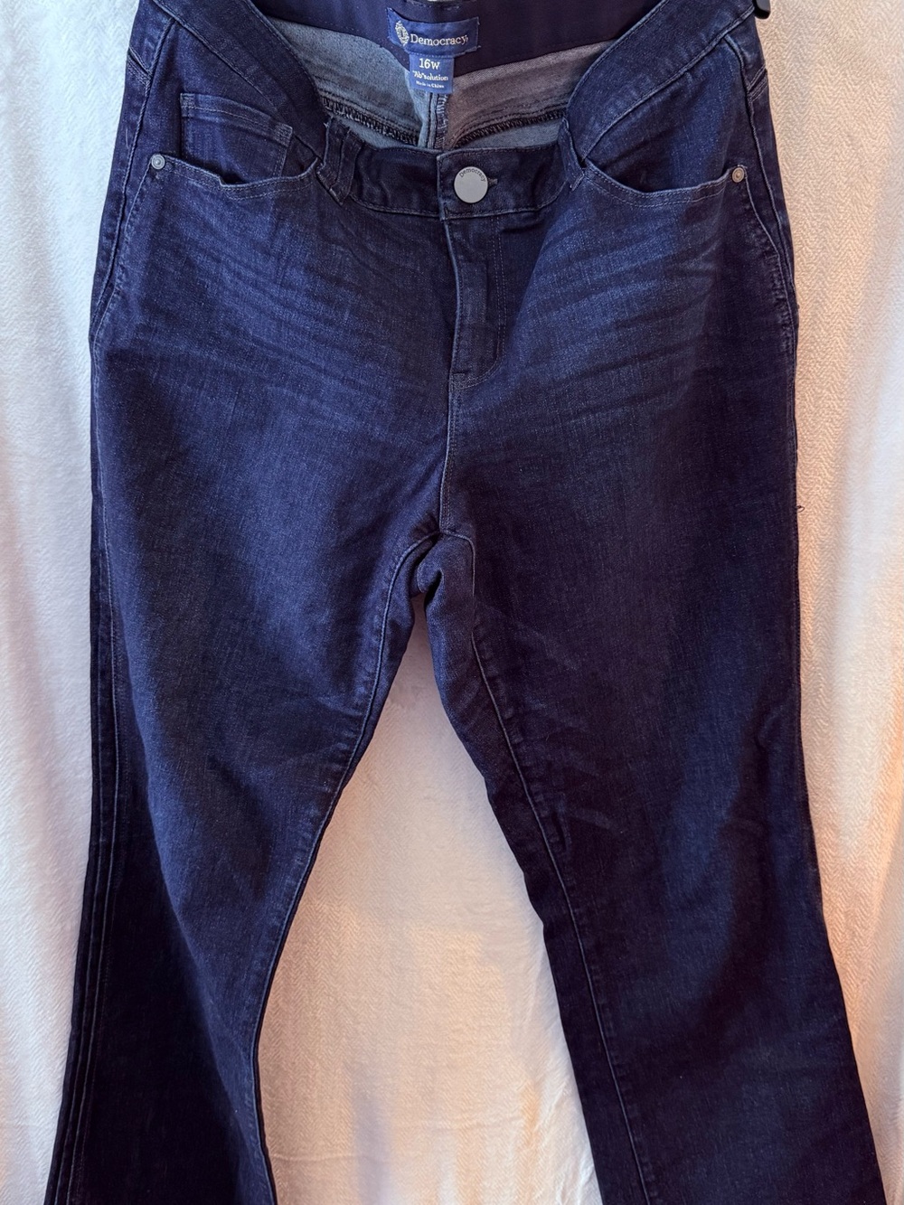 Democracy Women's Dark Navy Boot Cut Jeans